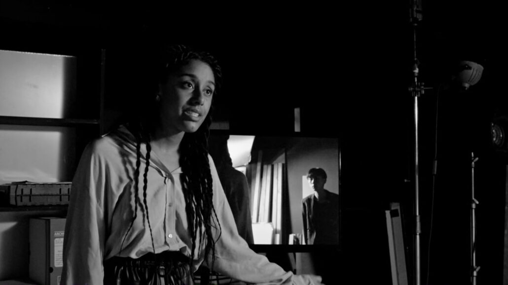 Image extraite du Film Démo "Malcolm & Marie", avec Mélanie Bokata et Kaiwei Hu, réalisé par Rami Ghorra pour MAC Éclosion