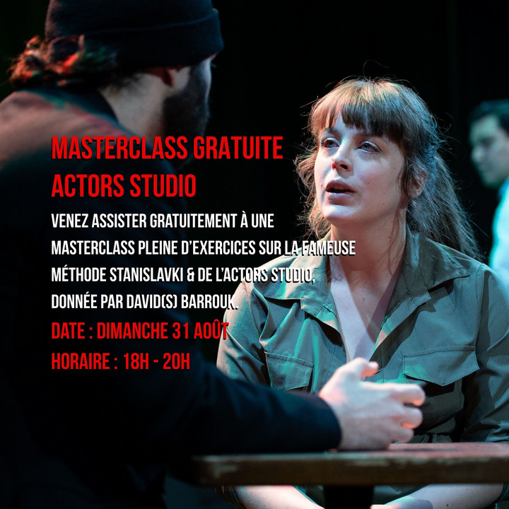 Masterclass Gratuite Actors Studio Method Acting Center