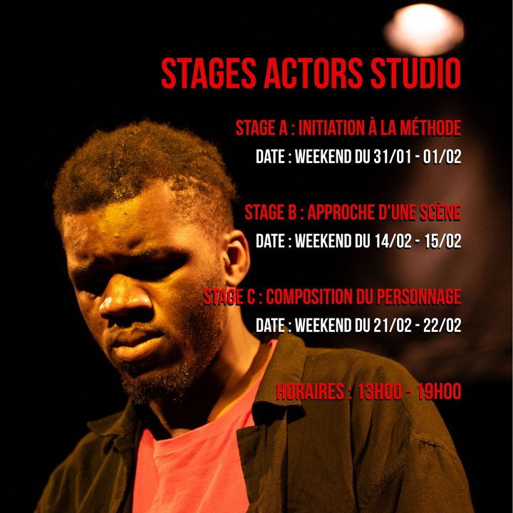 Stage Actors Studio Paris 2026 Method Acting Center