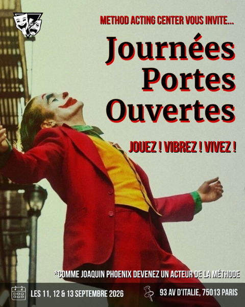 JPO Septembre 2026 Journées Portes Ouvertes Acting Septembre 2026